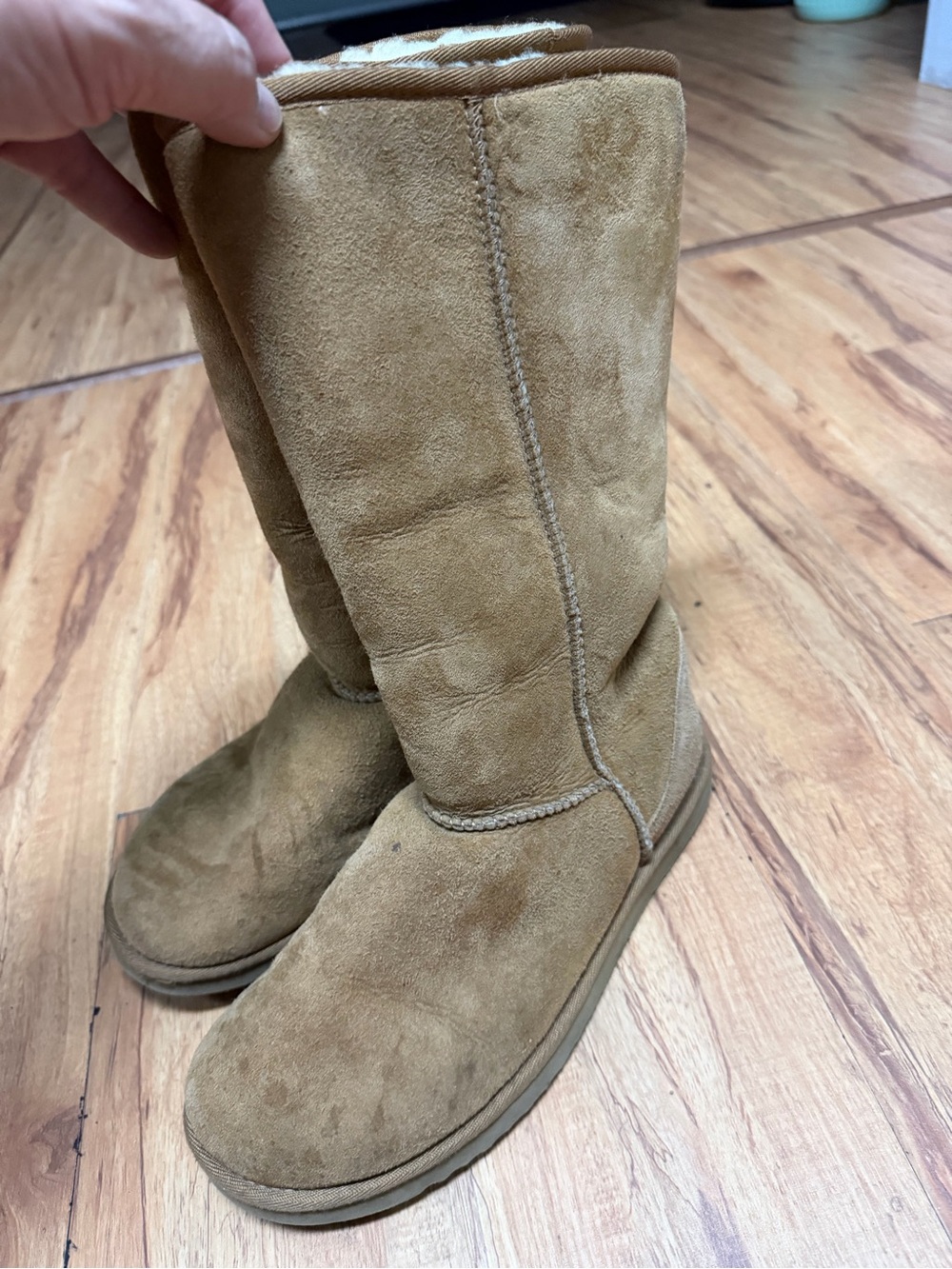 UGG Chestnut Tall Suede Winter Boots